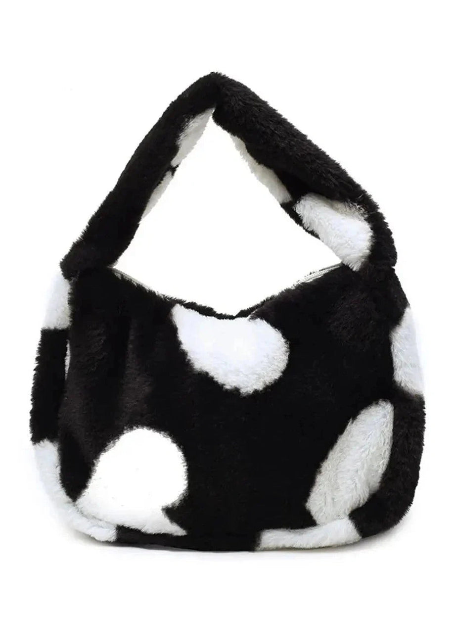 Y2k Fluffy Shoulder Plush Tote