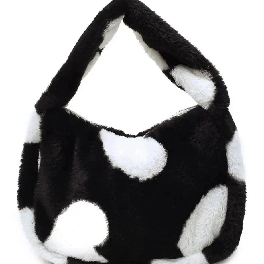 Y2k Fluffy Shoulder Plush Tote