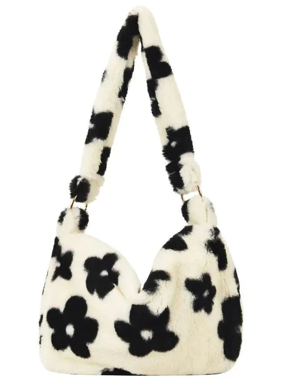 Y2k Fluffy Shoulder Plush Tote