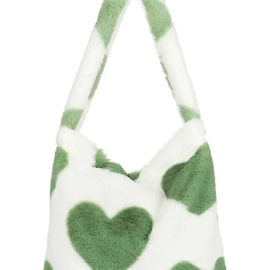 Y2k Fluffy Shoulder Plush Tote