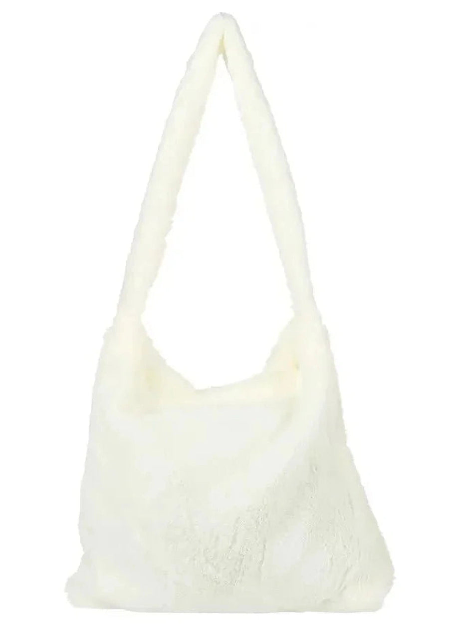Y2k Fluffy Shoulder Plush Tote