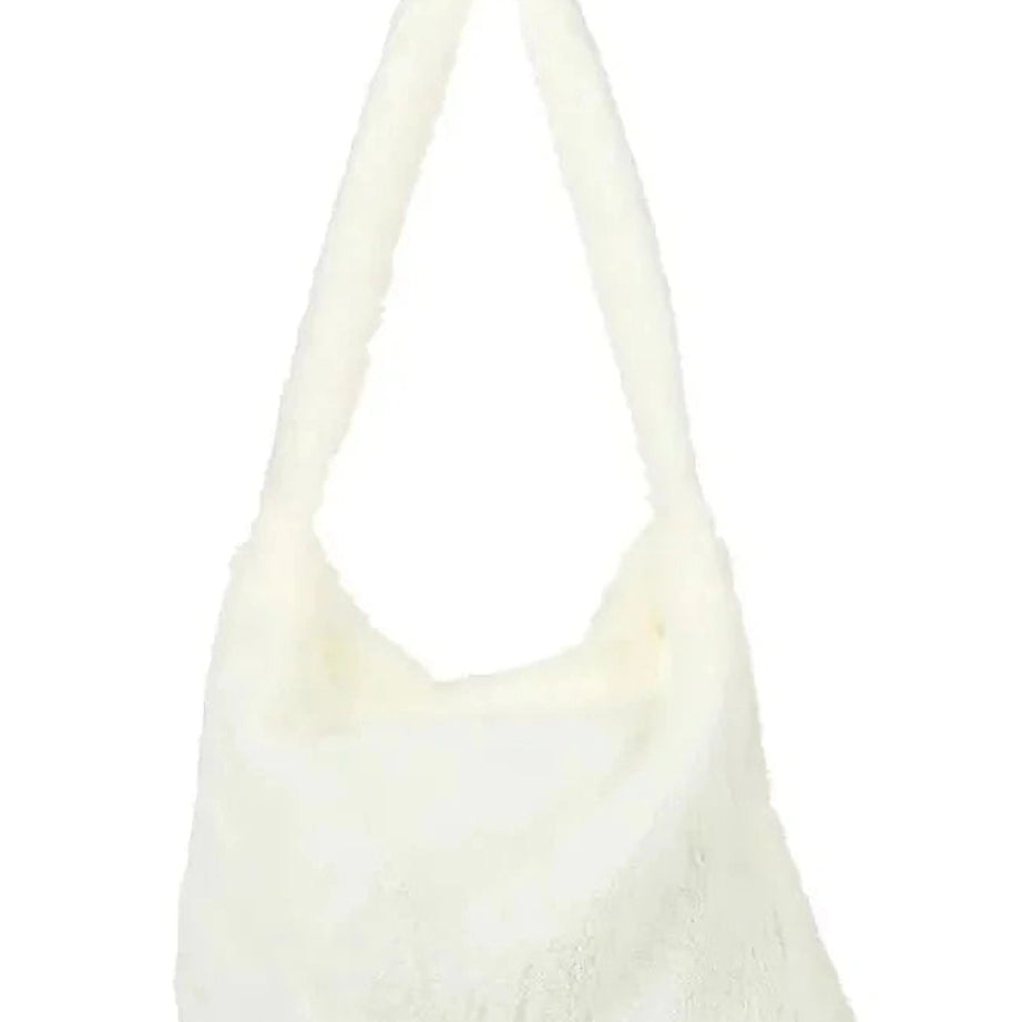 Y2k Fluffy Shoulder Plush Tote