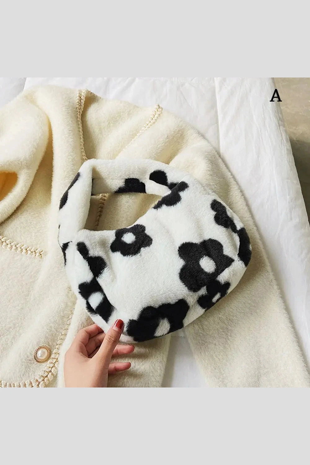 Y2k Fluffy Shoulder Plush Tote