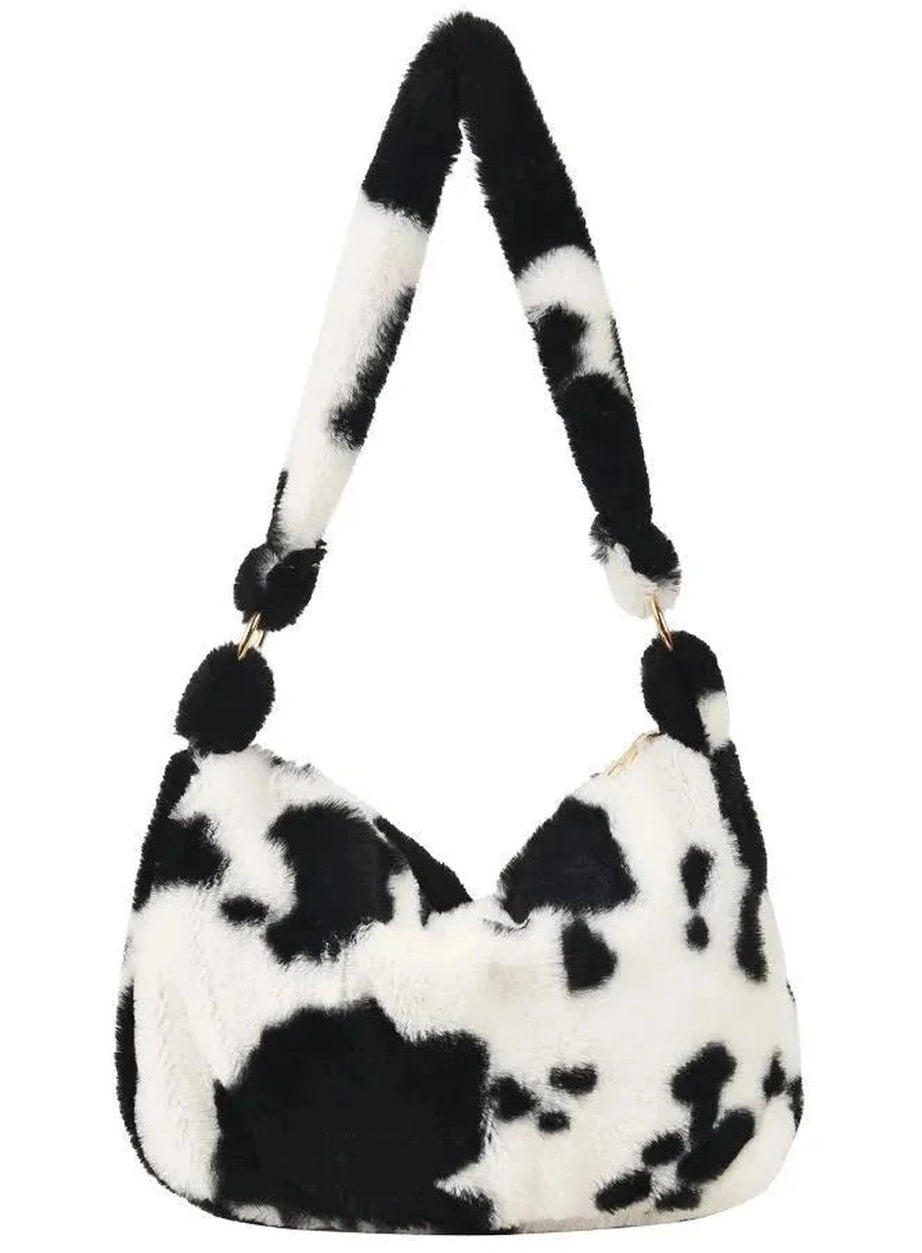 Y2k Fluffy Shoulder Plush Tote