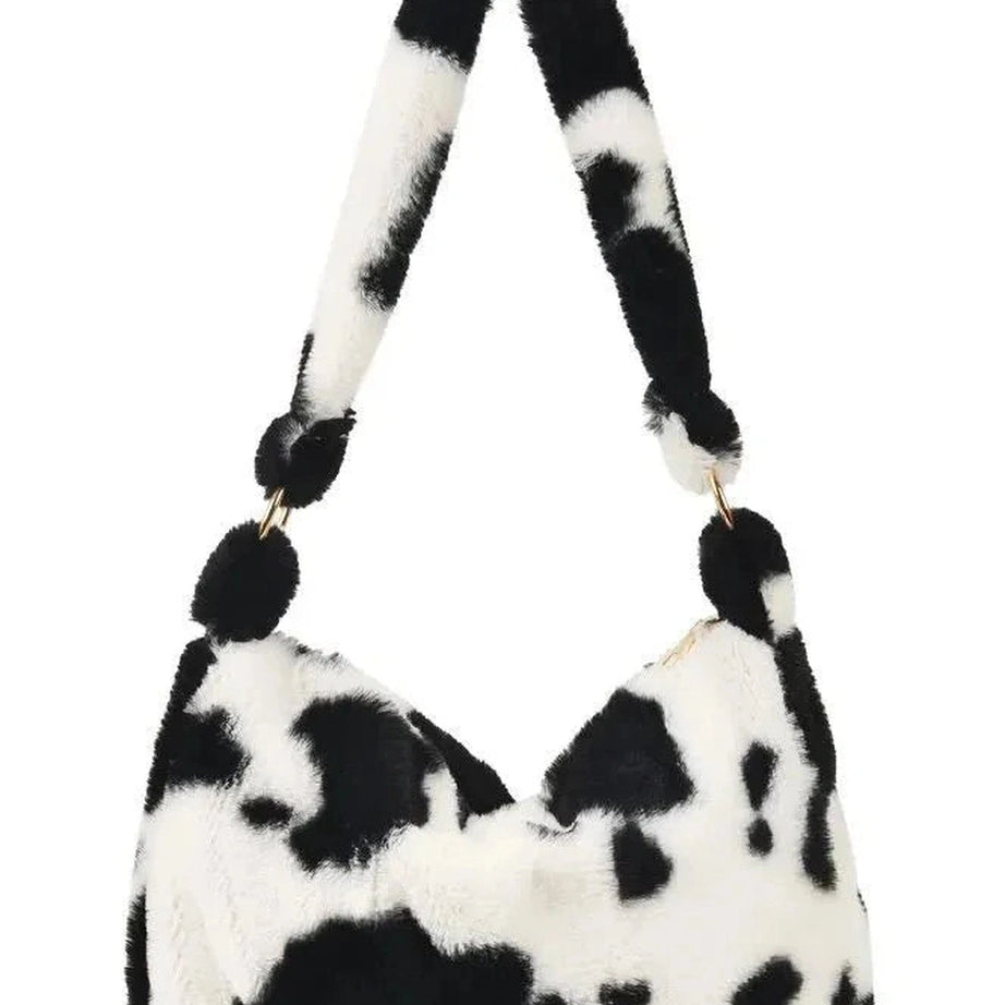 Y2k Fluffy Shoulder Plush Tote