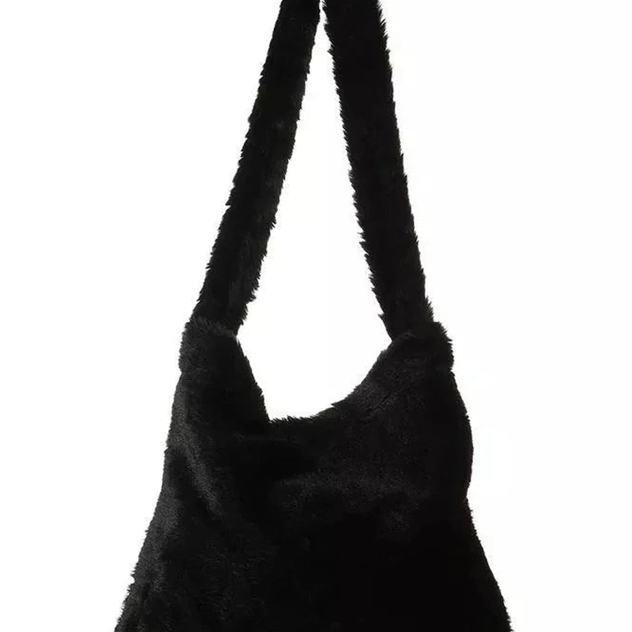 Y2k Fluffy Shoulder Plush Tote