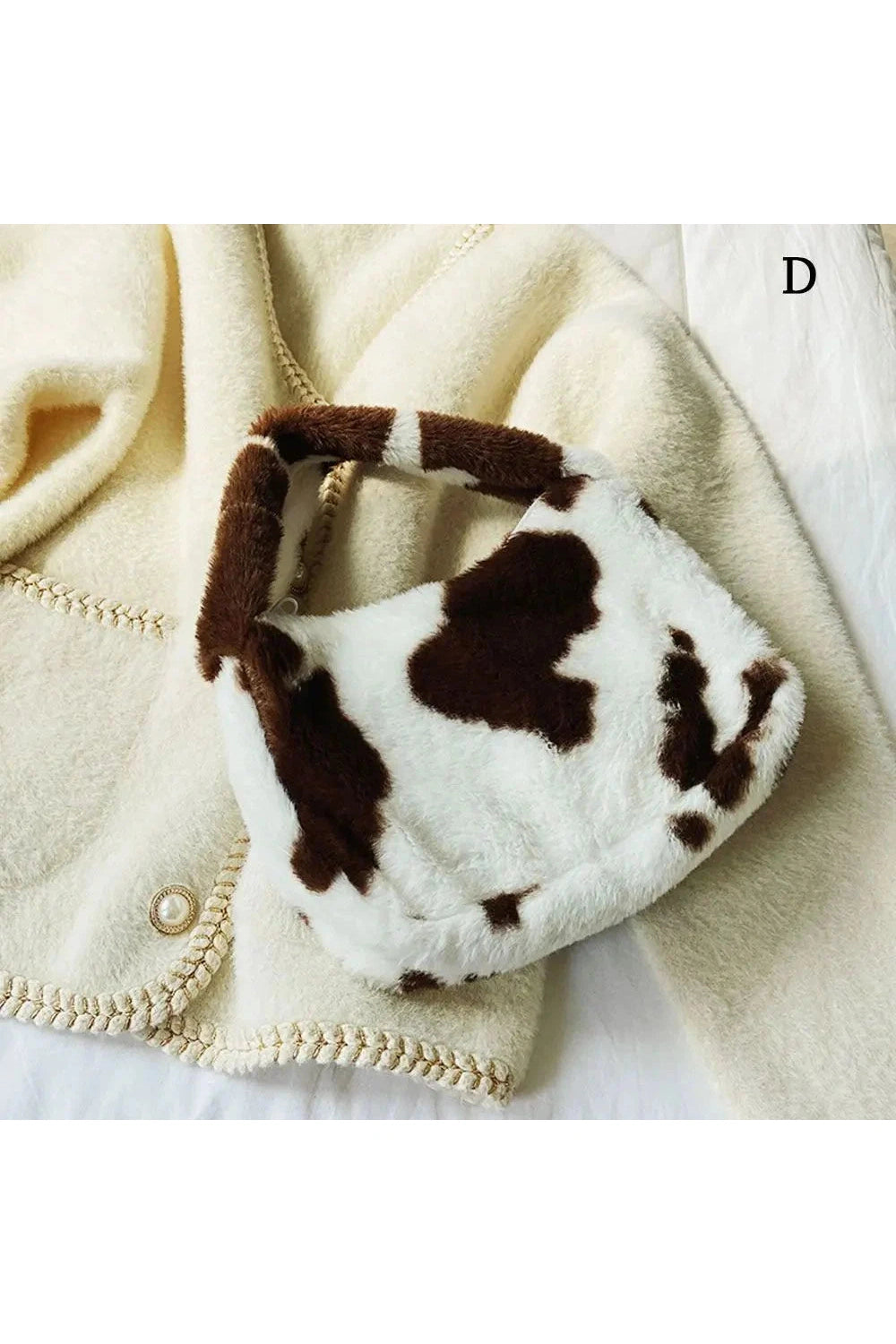 Y2k Fluffy Shoulder Plush Tote