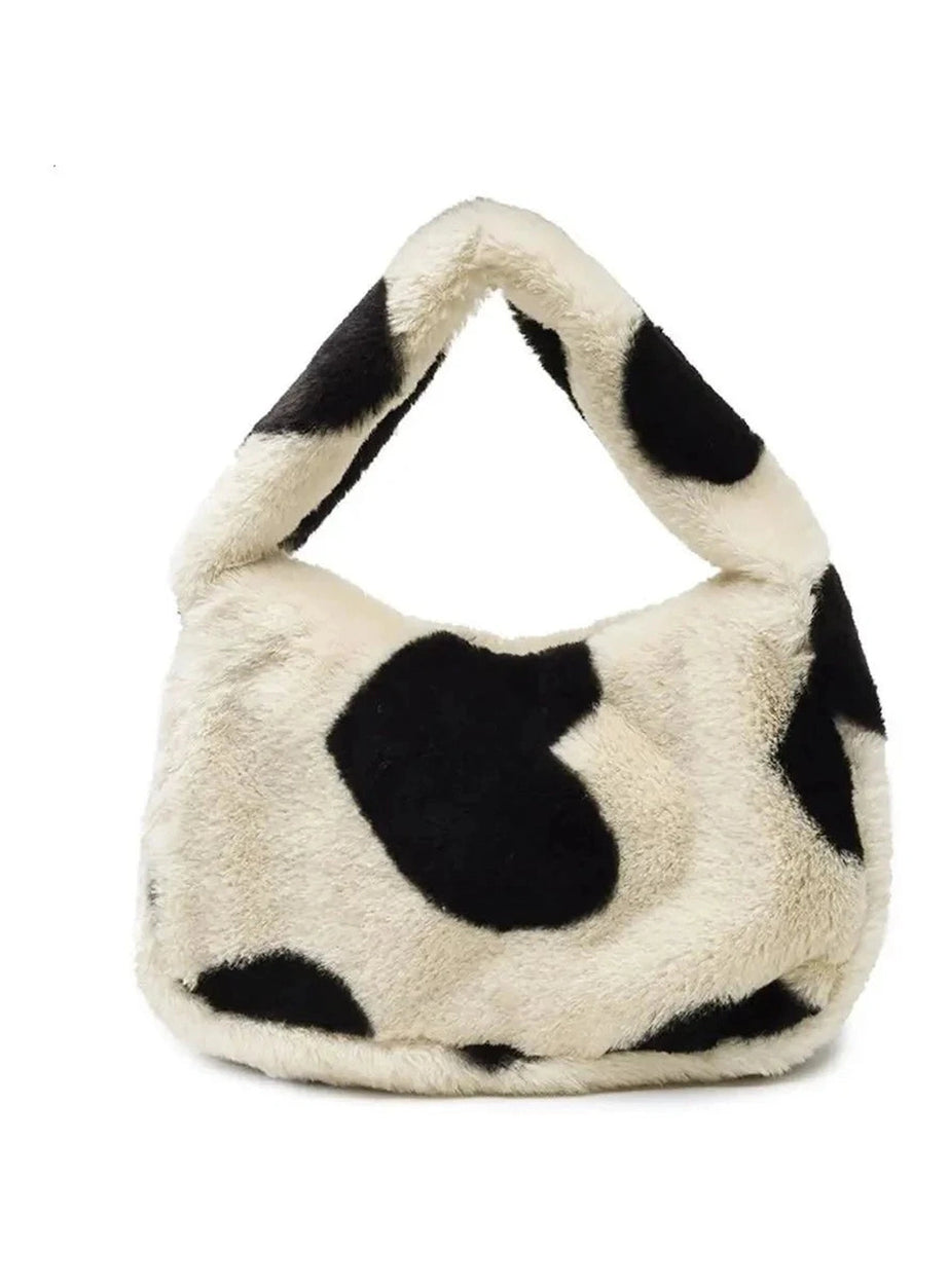 Y2k Fluffy Shoulder Plush Tote