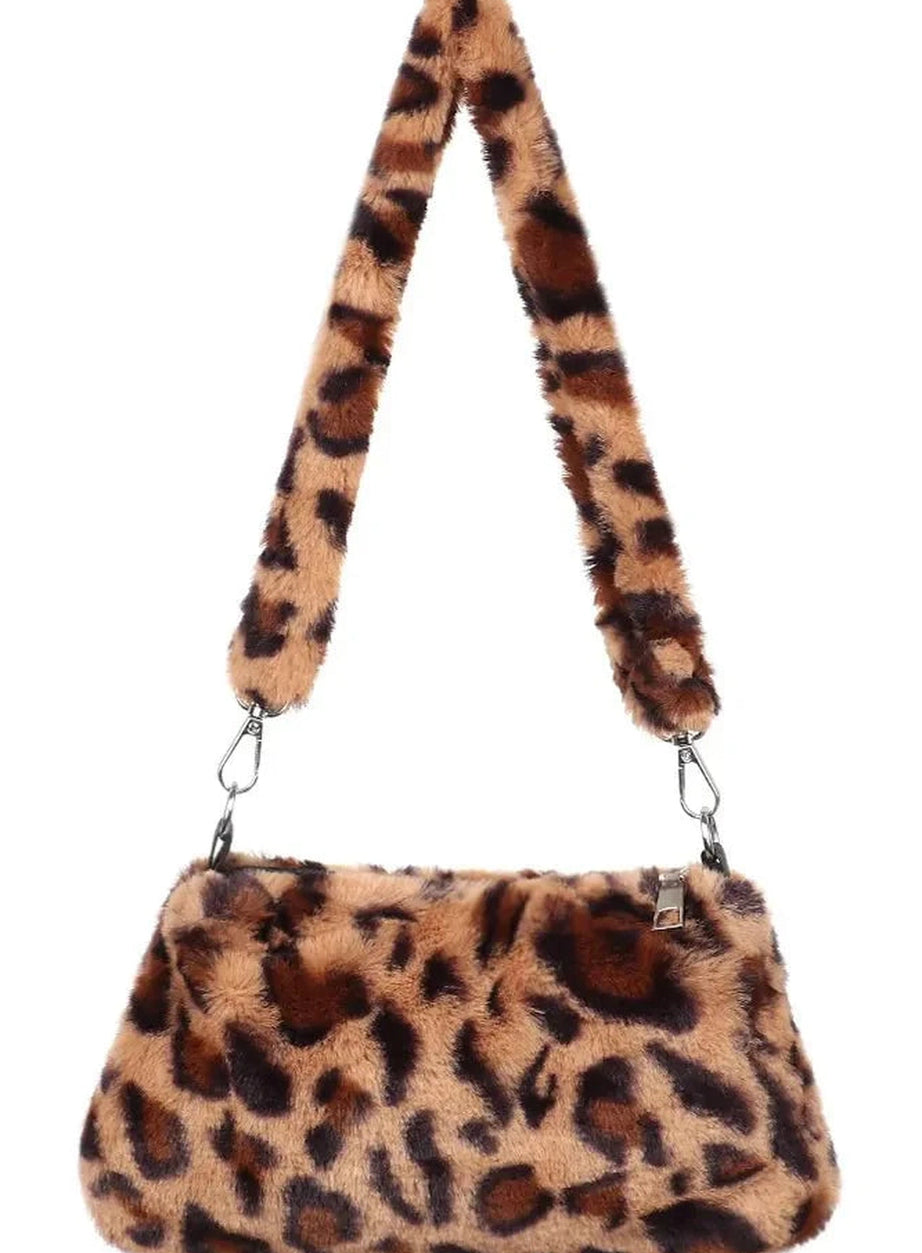 Y2k Fluffy Shoulder Plush Tote