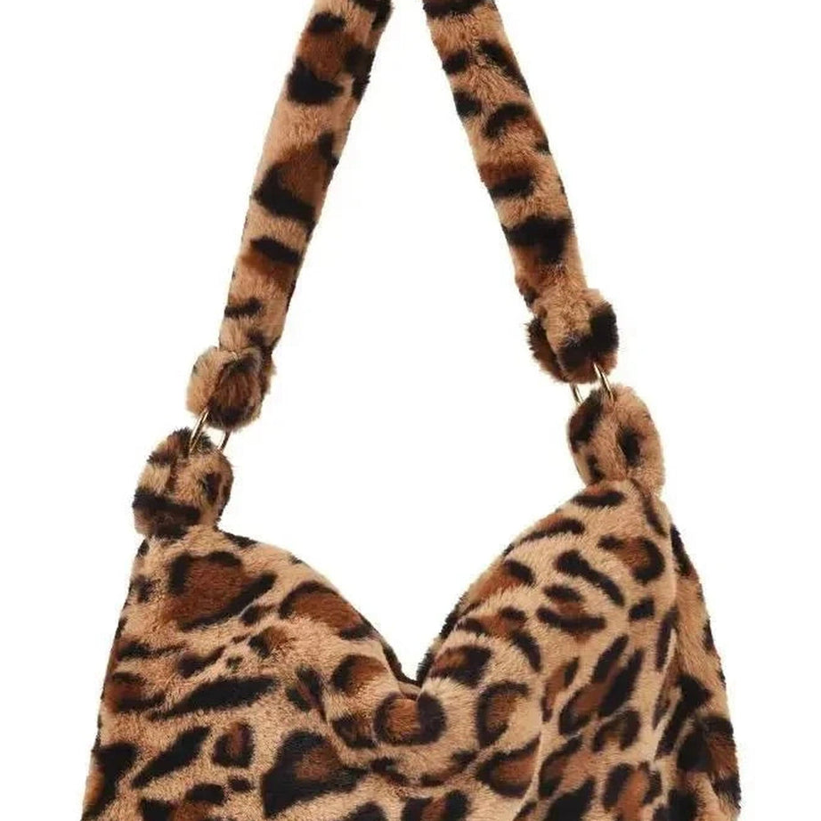Y2k Fluffy Shoulder Plush Tote
