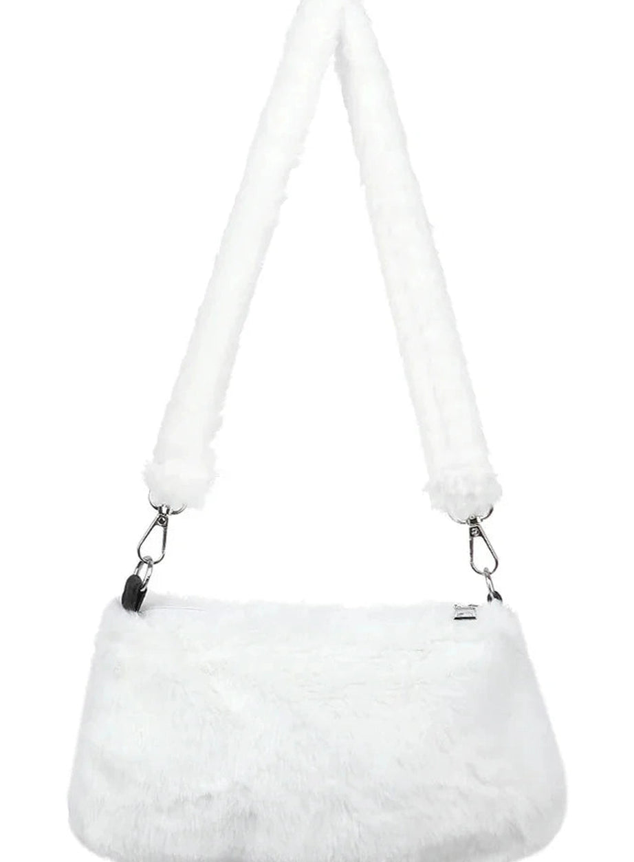 Y2k Fluffy Shoulder Plush Tote