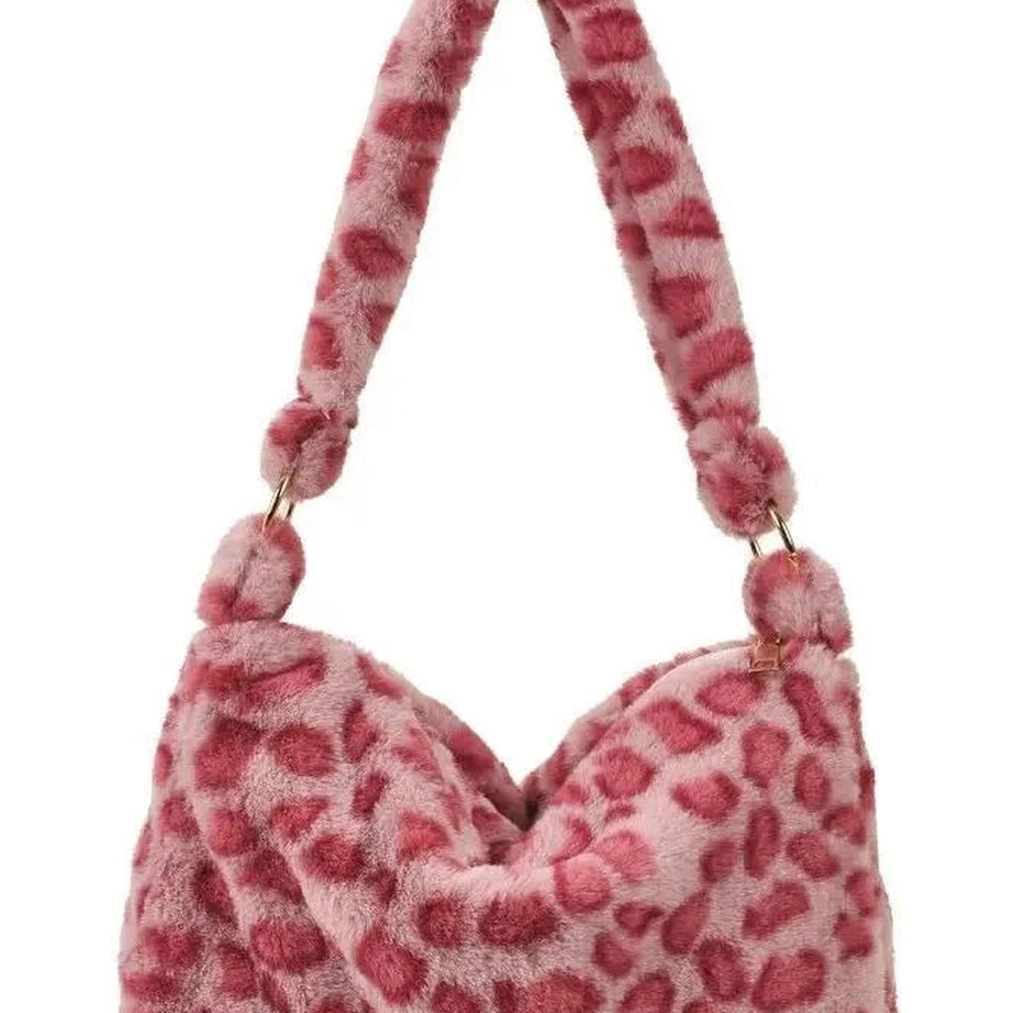 Y2k Fluffy Shoulder Plush Tote