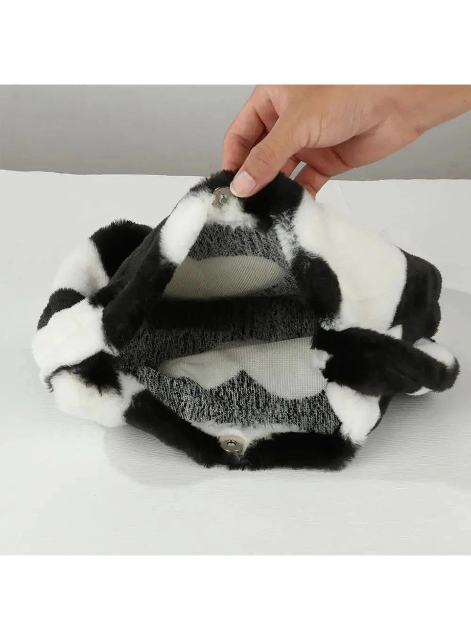 Y2k Fluffy Shoulder Plush Tote
