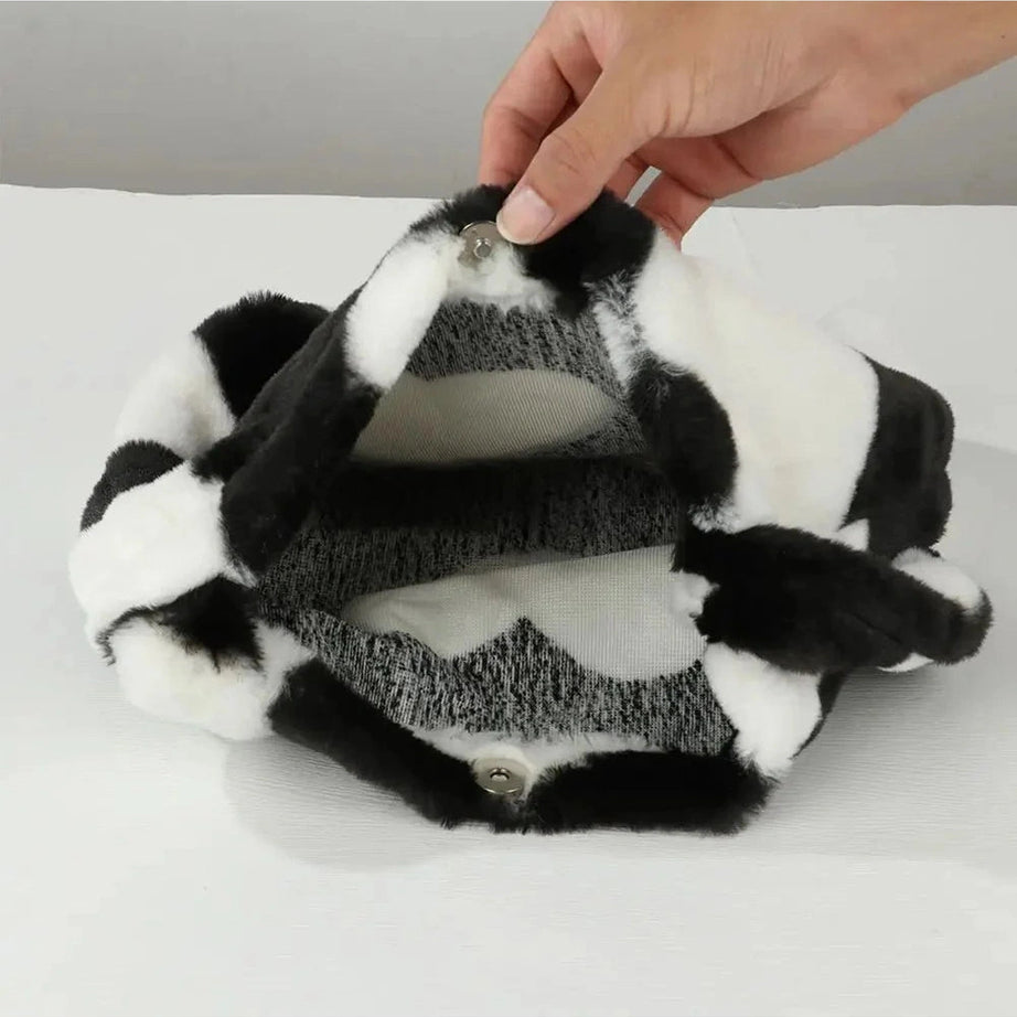 Y2k Fluffy Shoulder Plush Tote