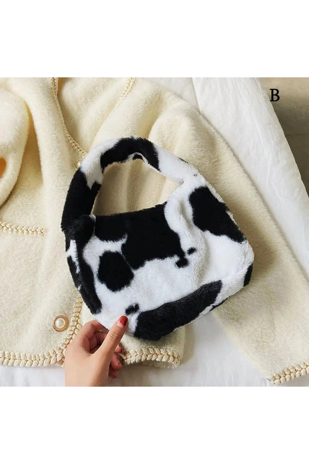 Y2k Fluffy Shoulder Plush Tote