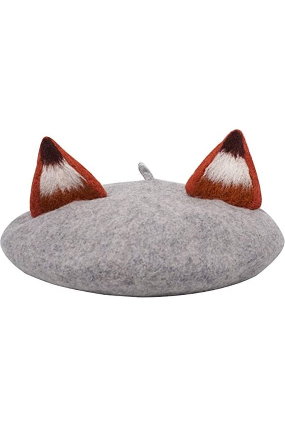 Y2k Fox Ear Wool Beret