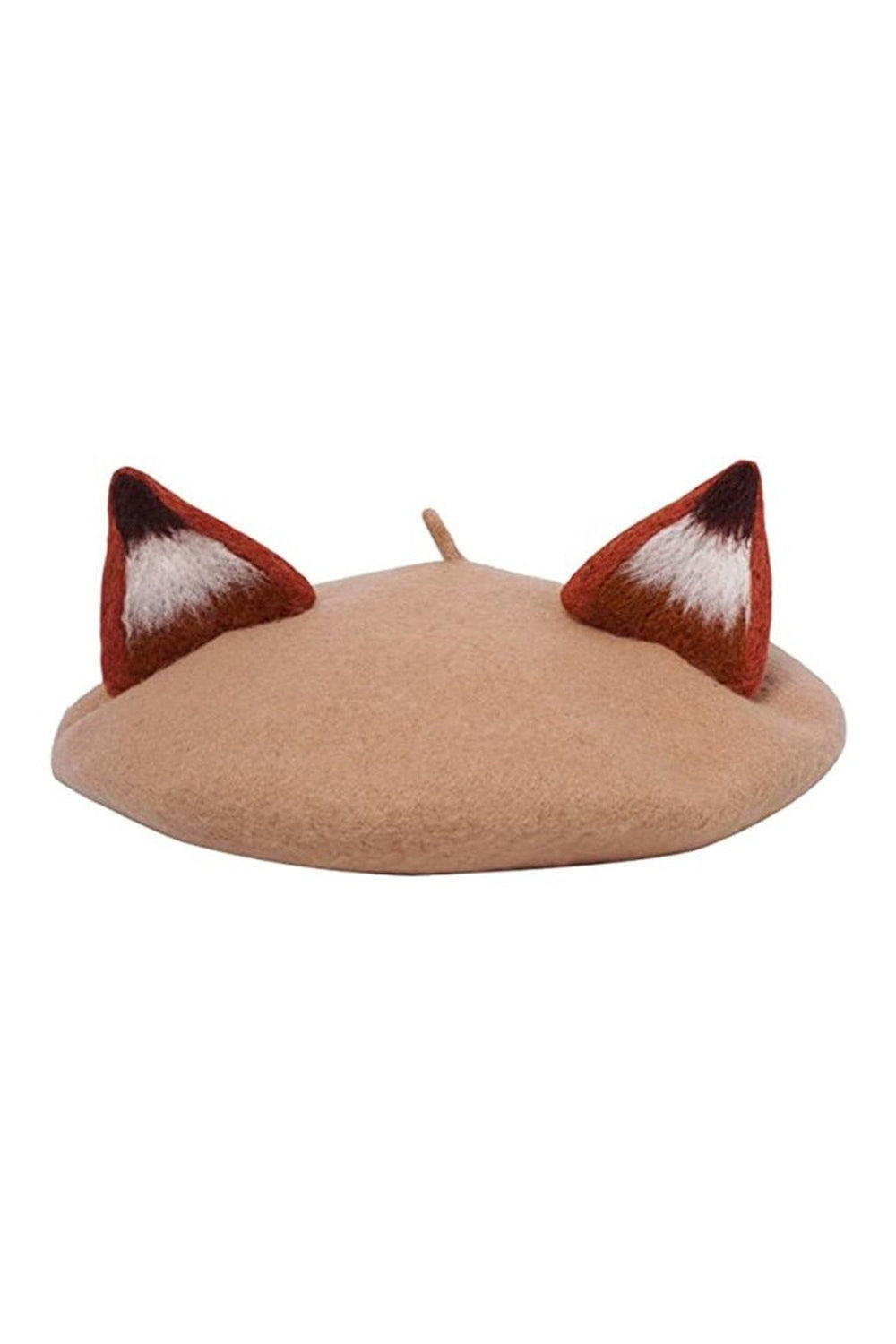 Y2k Fox Ear Wool Beret