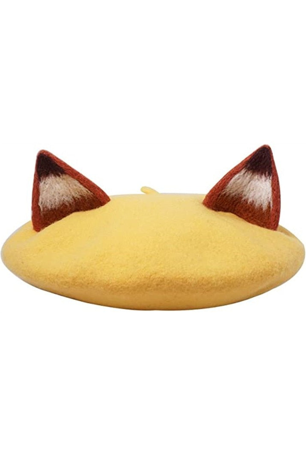Y2k Fox Ear Wool Beret