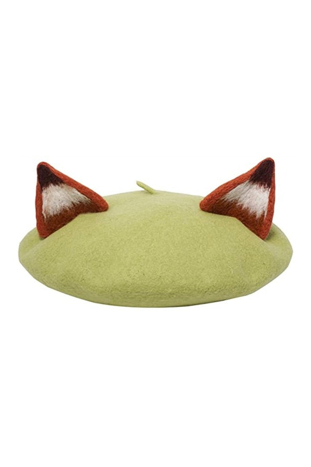 Y2k Fox Ear Wool Beret