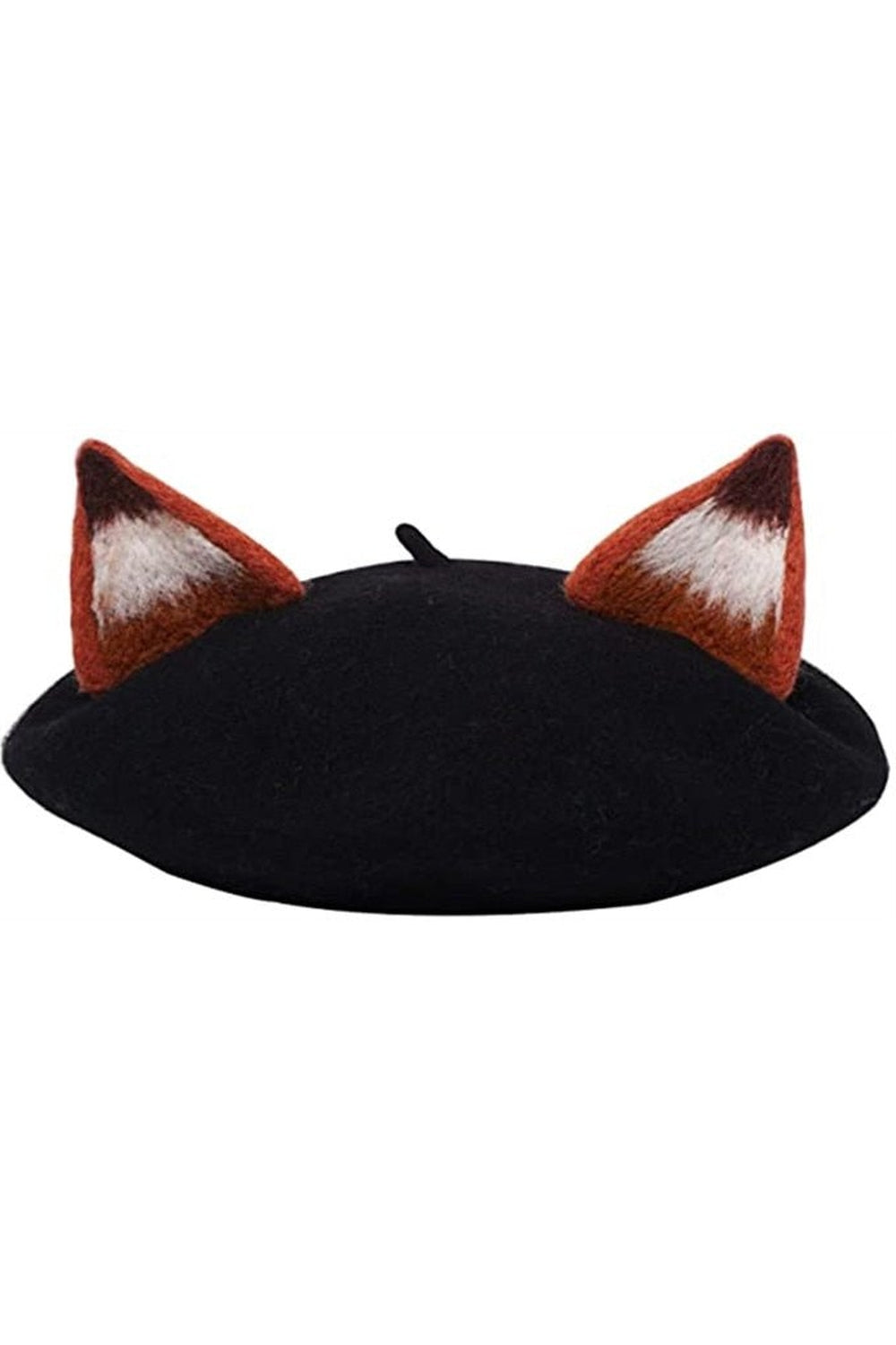 Y2k Fox Ear Wool Beret