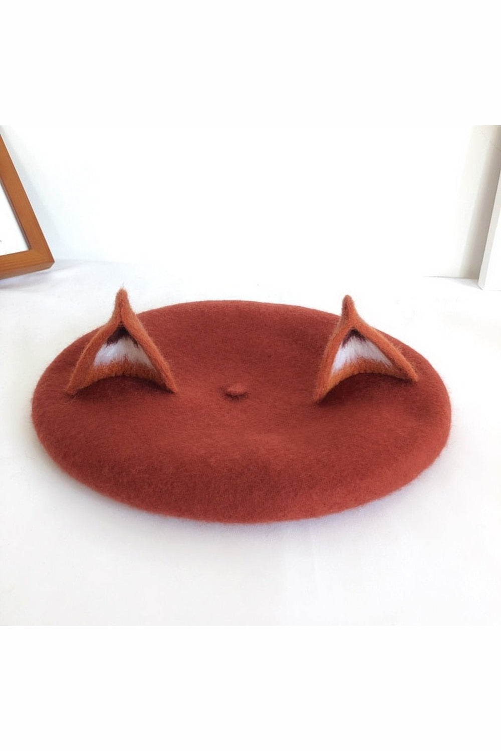 Y2k Fox Ear Wool Beret