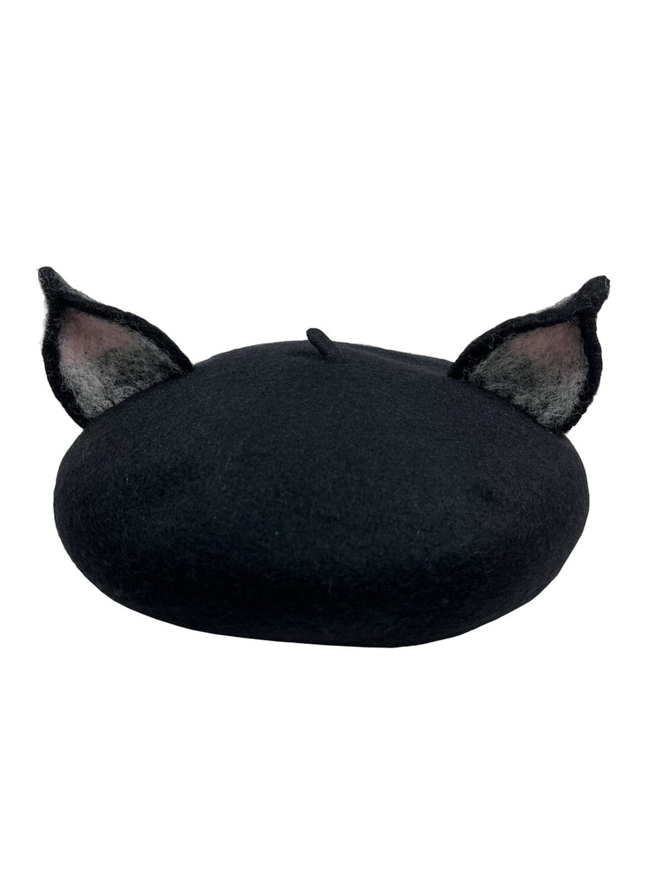 Y2k Fox Ear Woolen Painter Beret