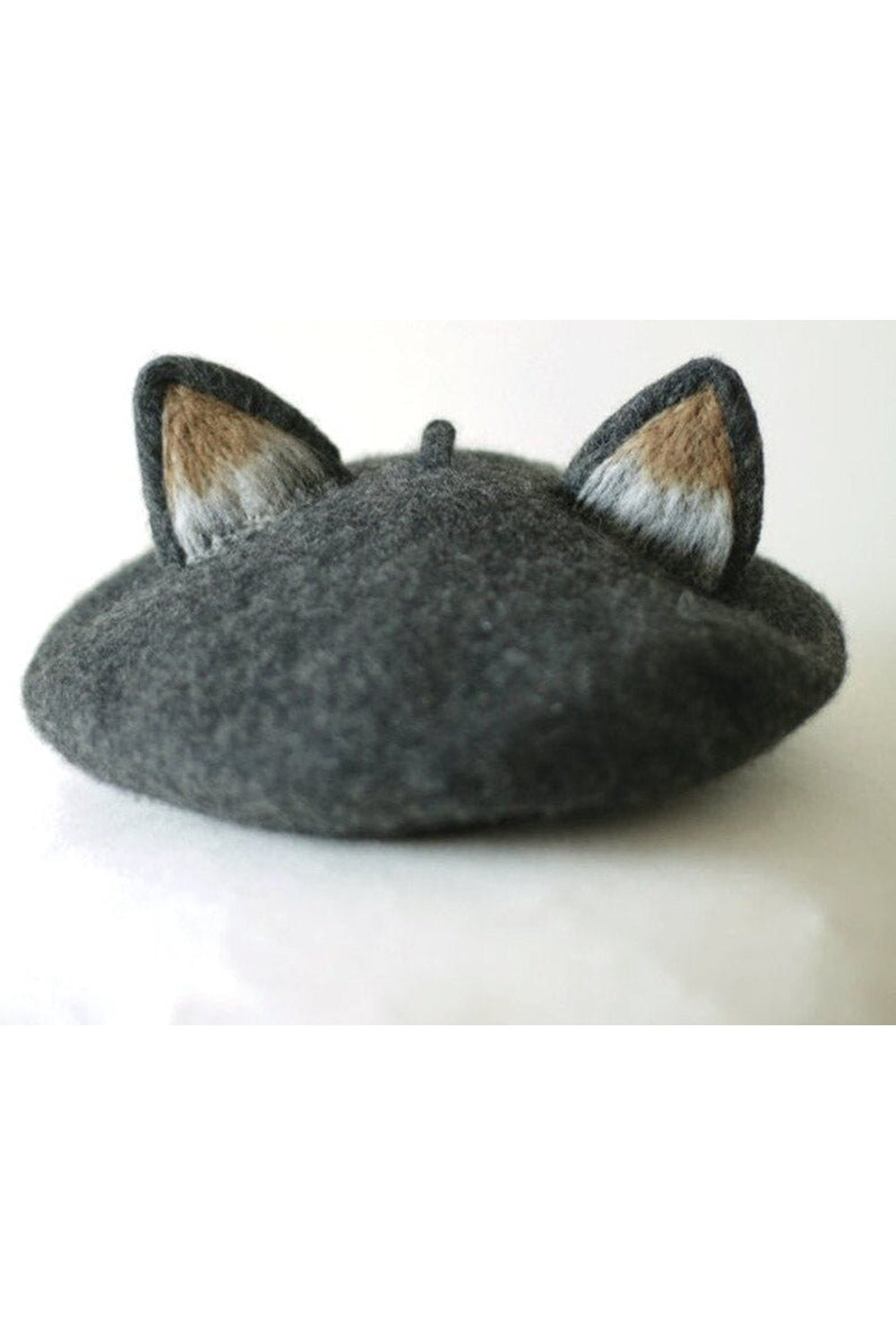 Y2k Fox Ear Woolen Painter Beret