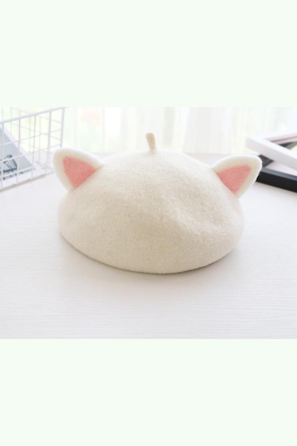 Y2k Fox Ear Woolen Painter Beret