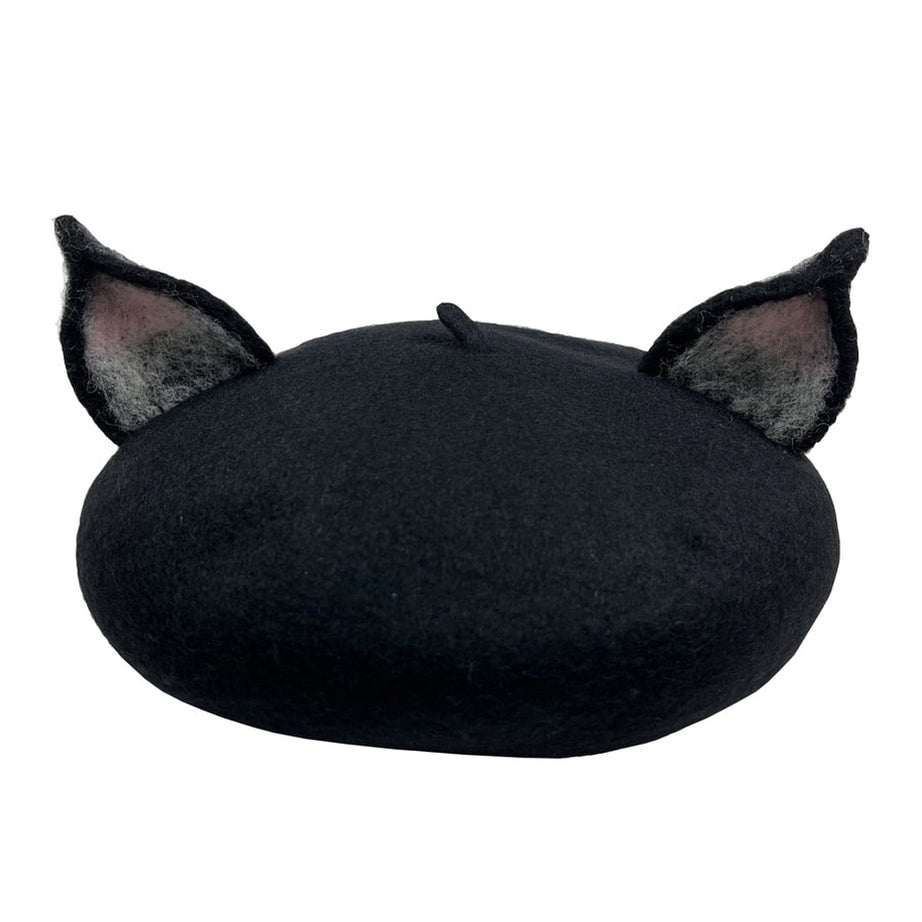 Y2k Fox Ear Woolen Painter Beret