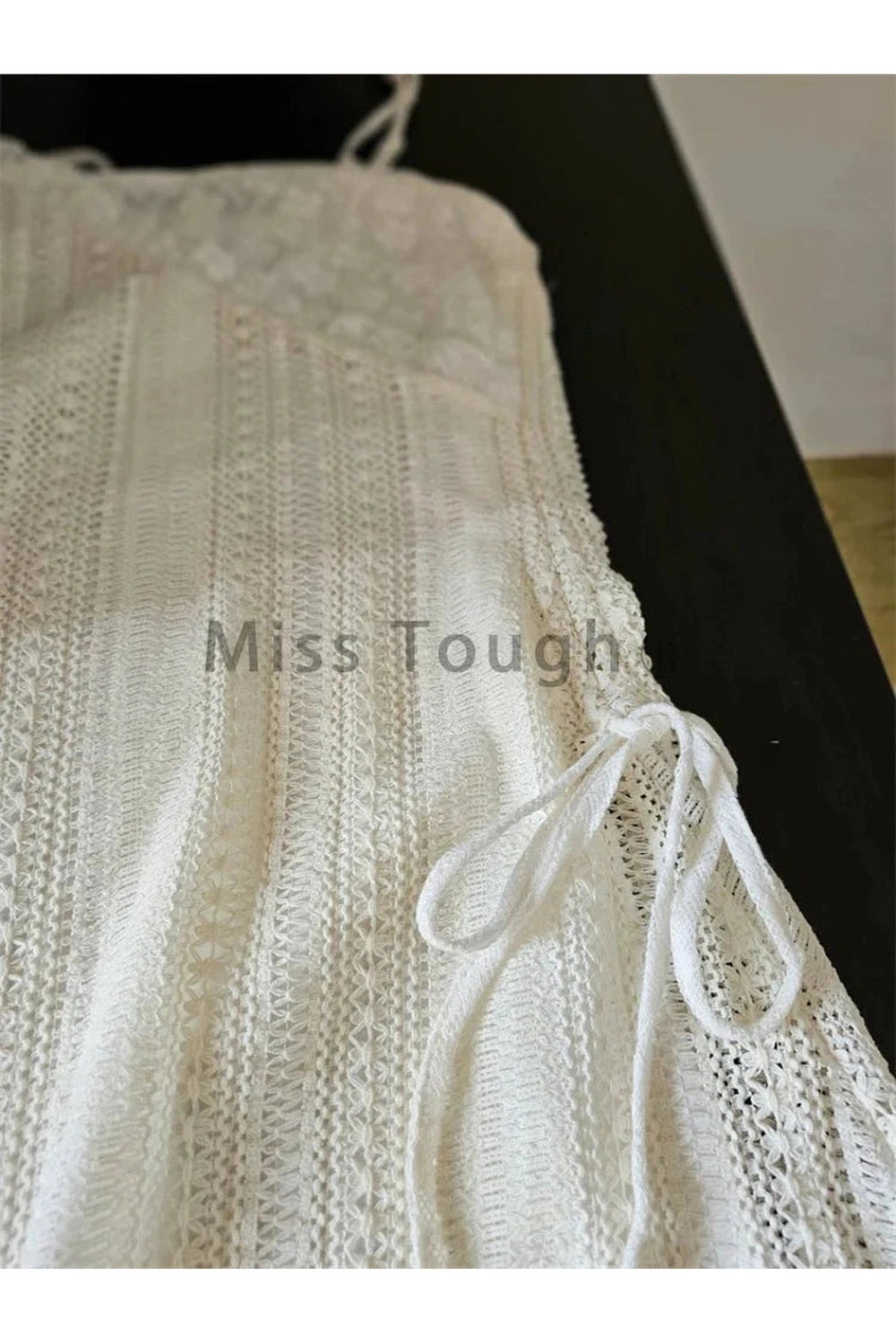 Y2k French Lace Sling Dress