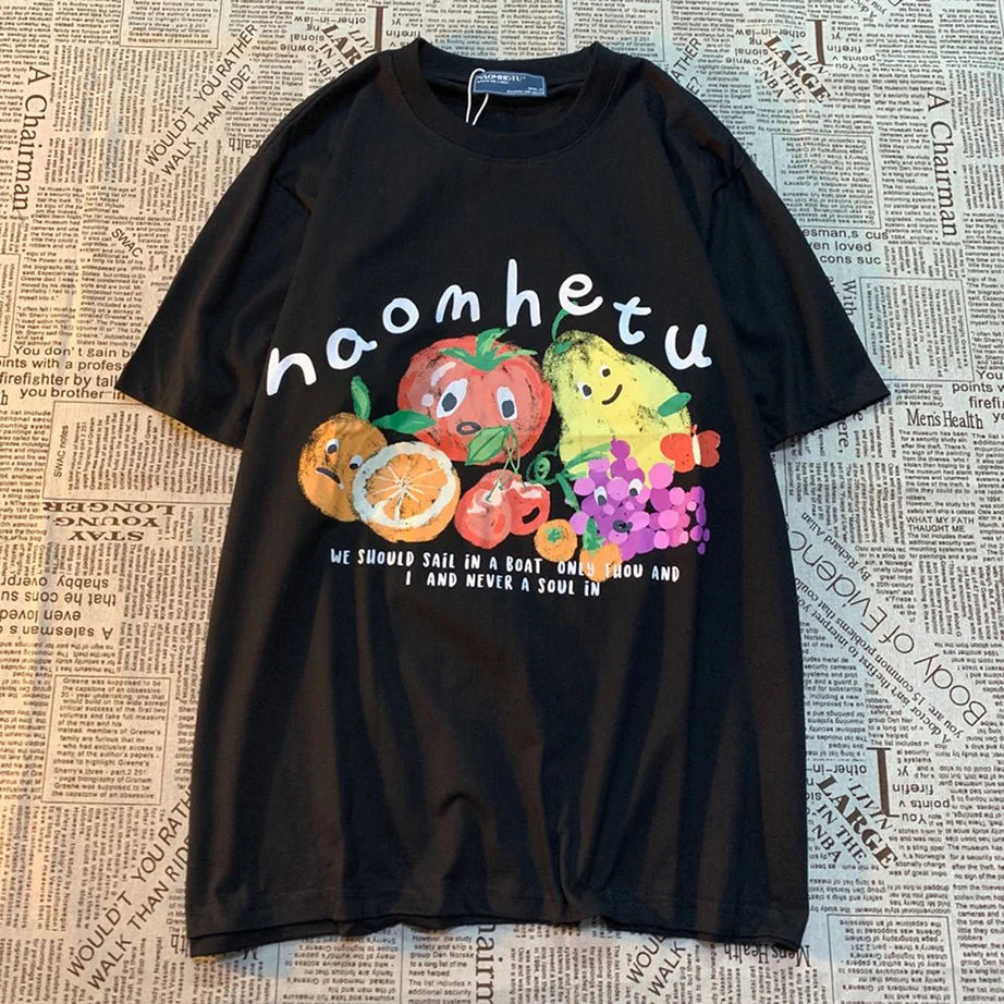 Y2k Fruit Friends Graphic T-shirt