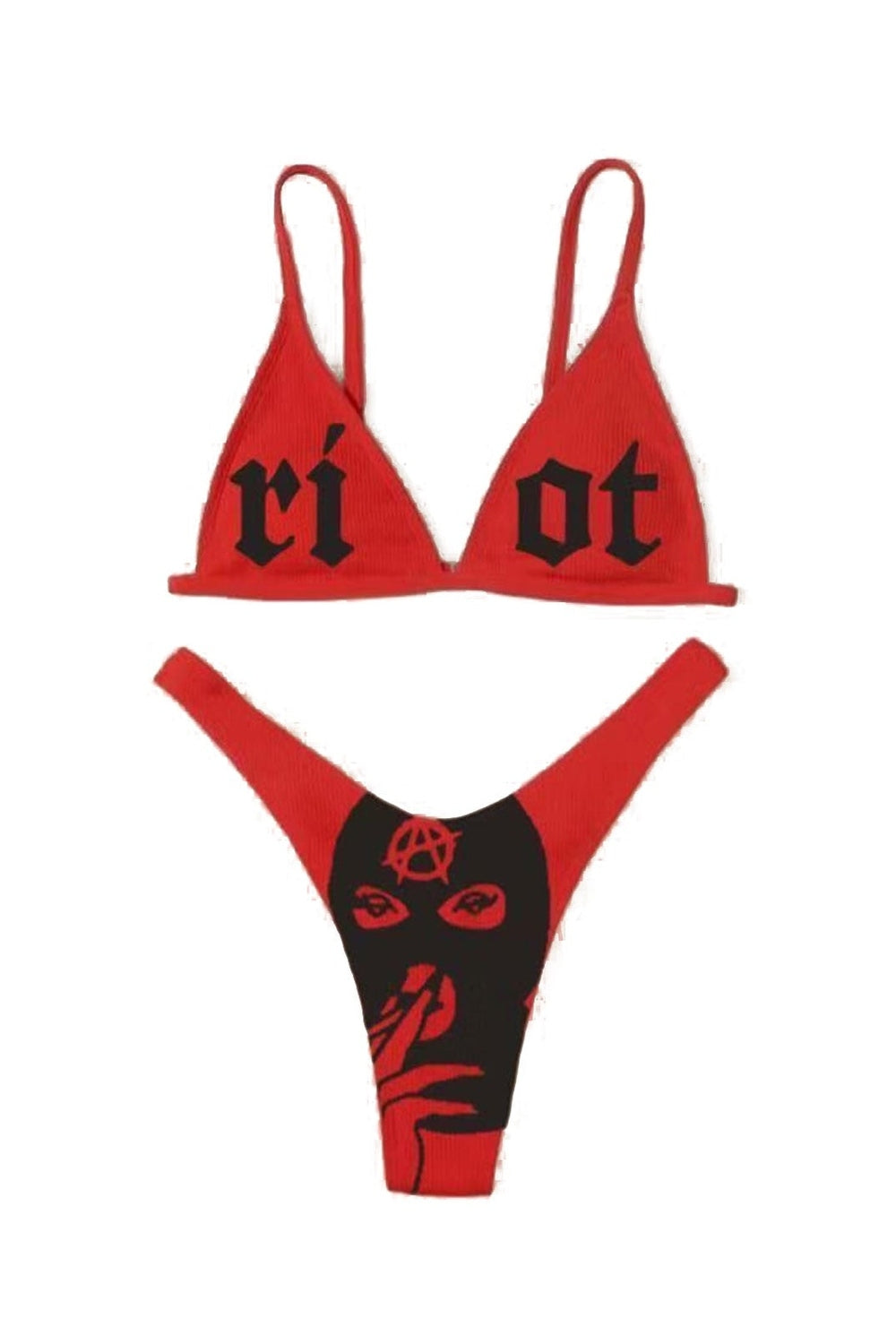 Y2k Funny Printed Summer Bikini