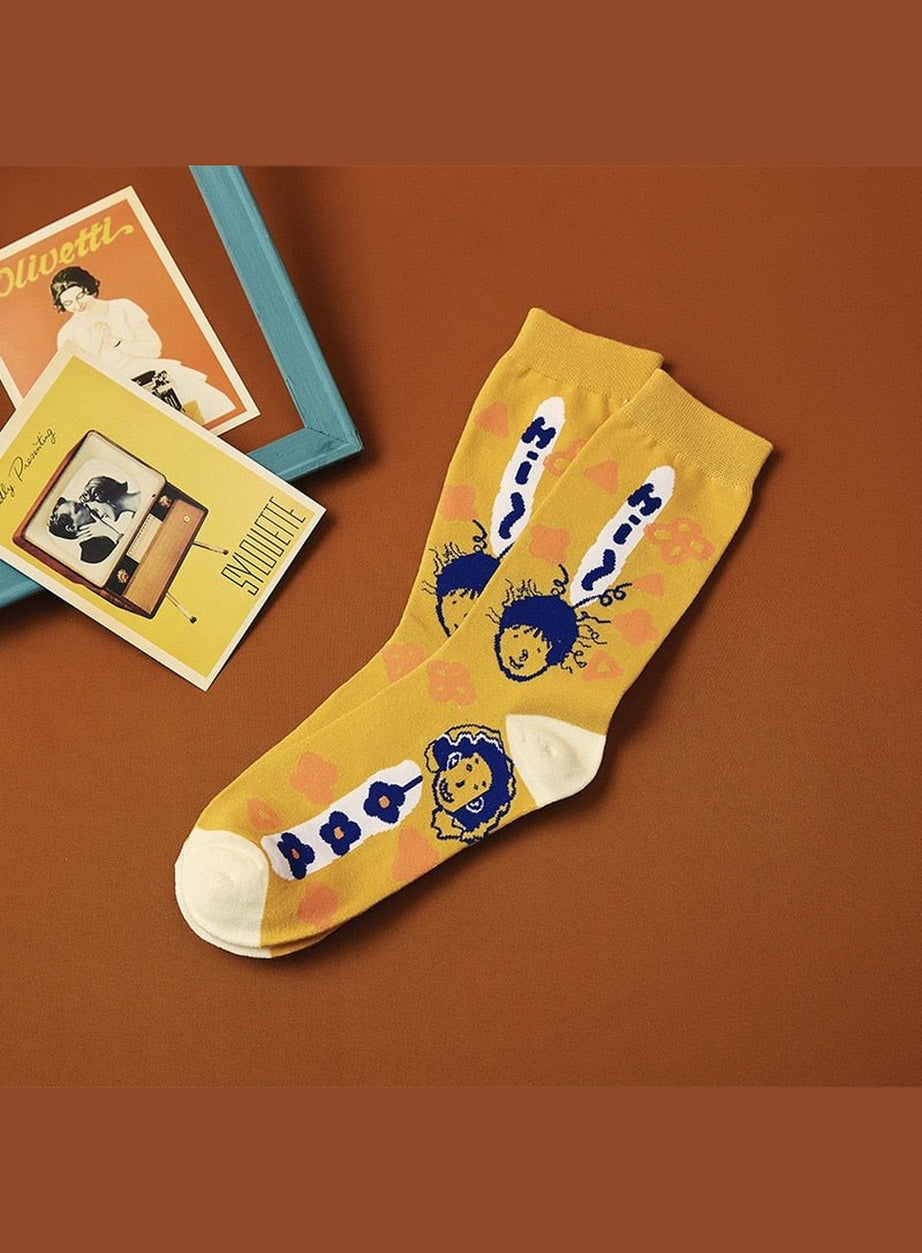 Y2k Funny Villain Socks