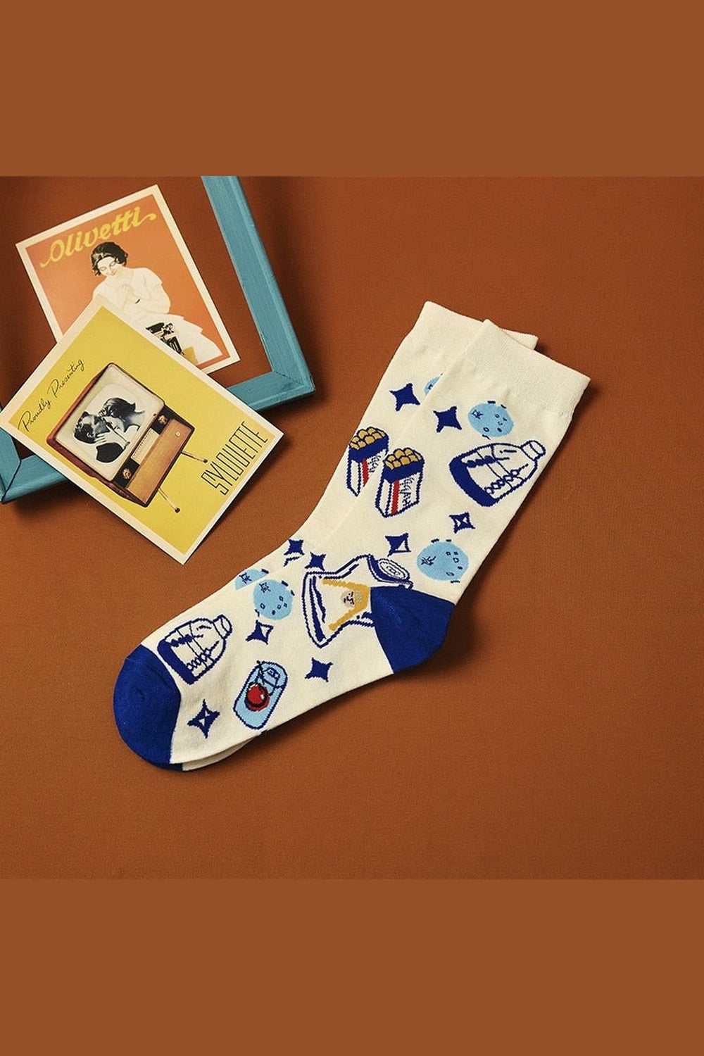Y2k Funny Villain Socks