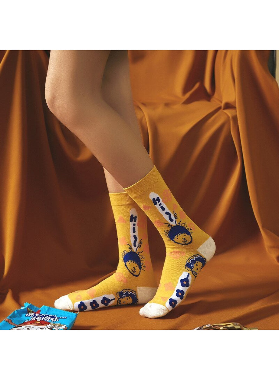 Y2k Funny Villain Socks