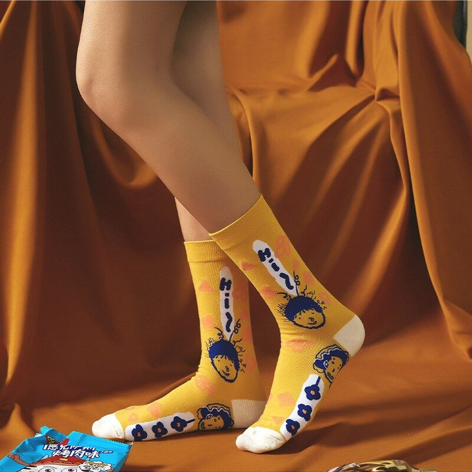 Y2k Funny Villain Socks