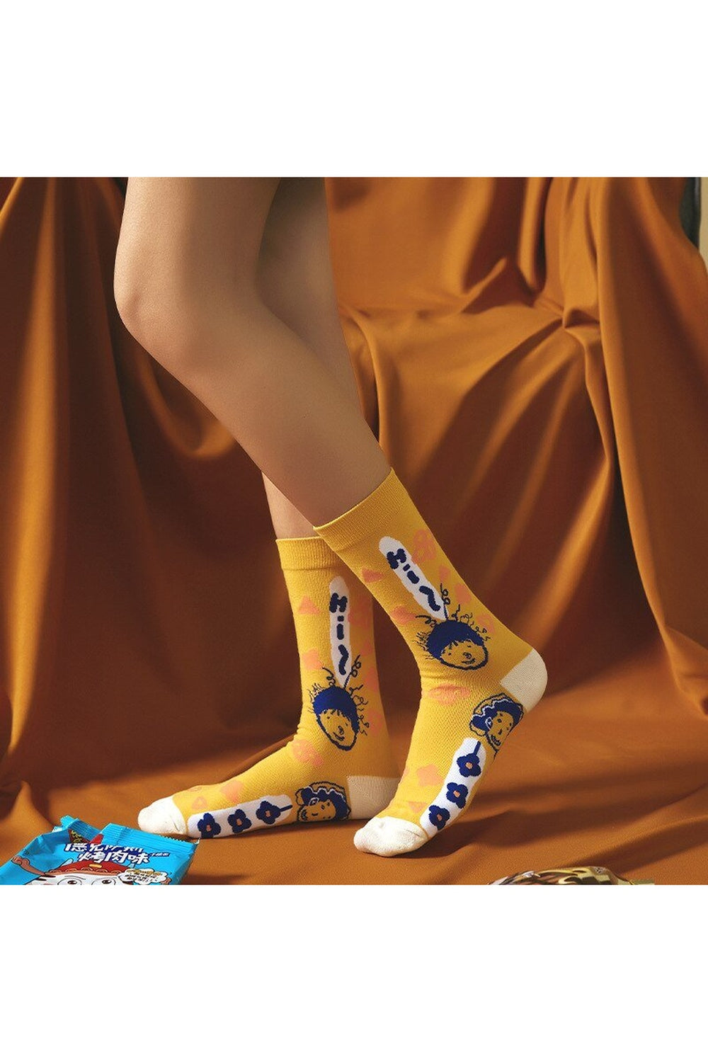 Y2k Funny Villain Socks