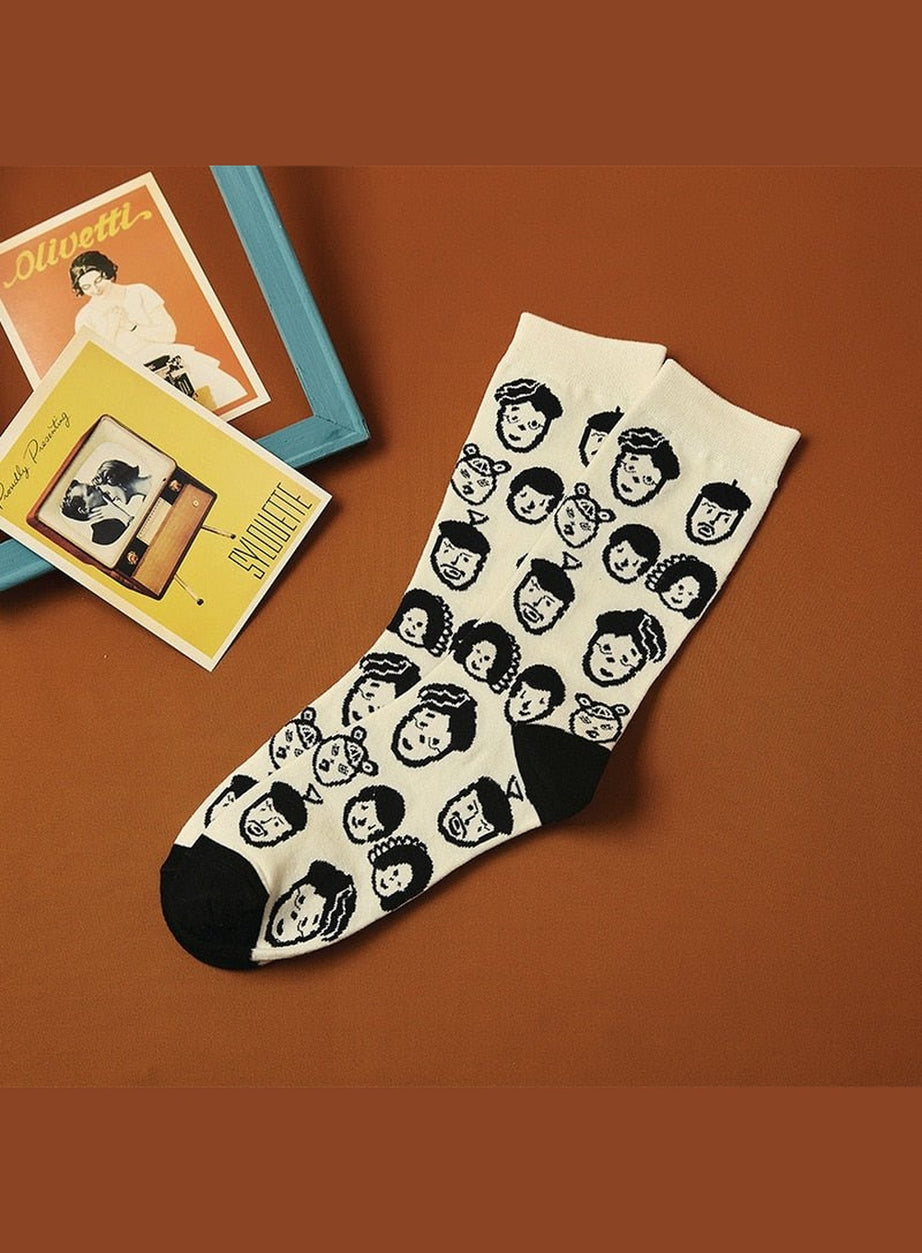 Y2k Funny Villain Socks
