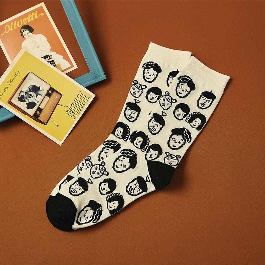 Y2k Funny Villain Socks