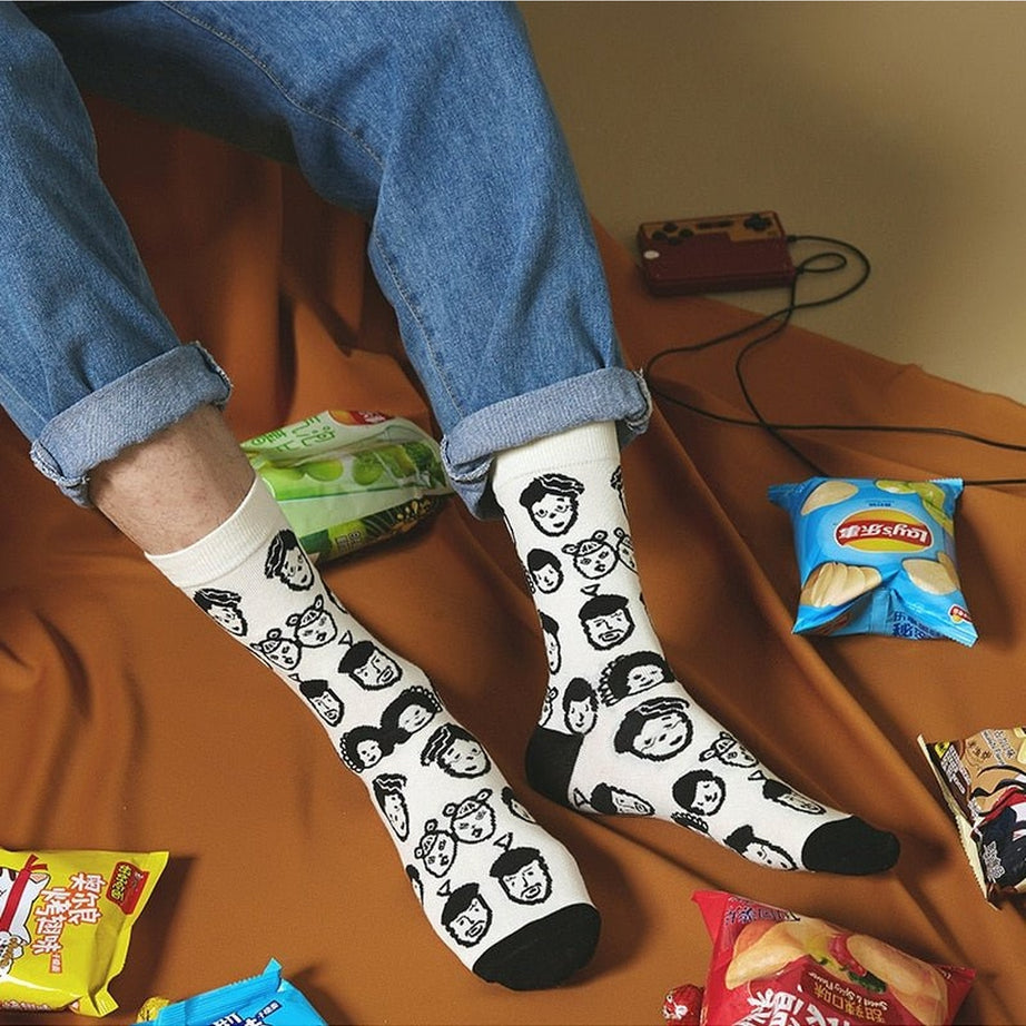 Y2k Funny Villain Socks