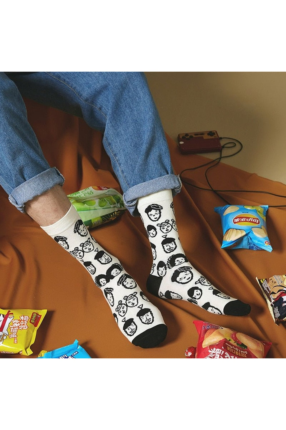 Y2k Funny Villain Socks