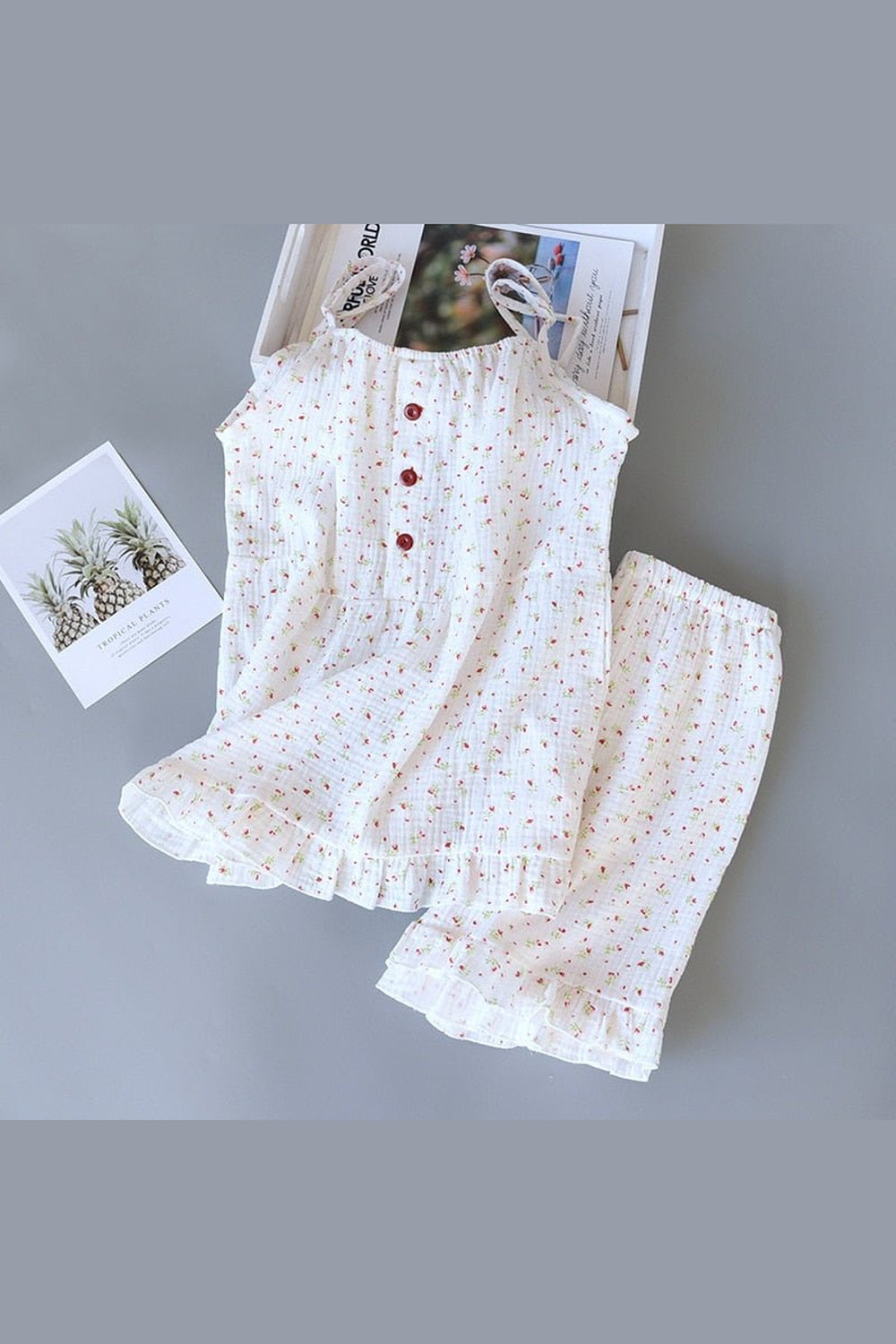 Y2k Gauze Cotton Pajama