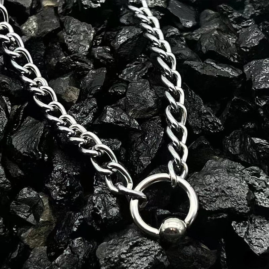 Y2k Geometric Choker Necklace