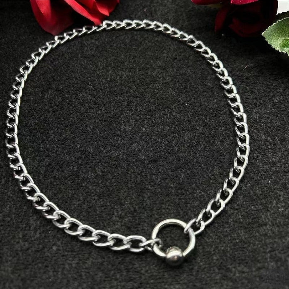 Y2k Geometric Choker Necklace