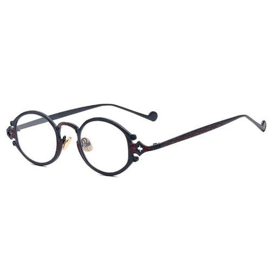 Y2k Gold Color Oval Sunglasses