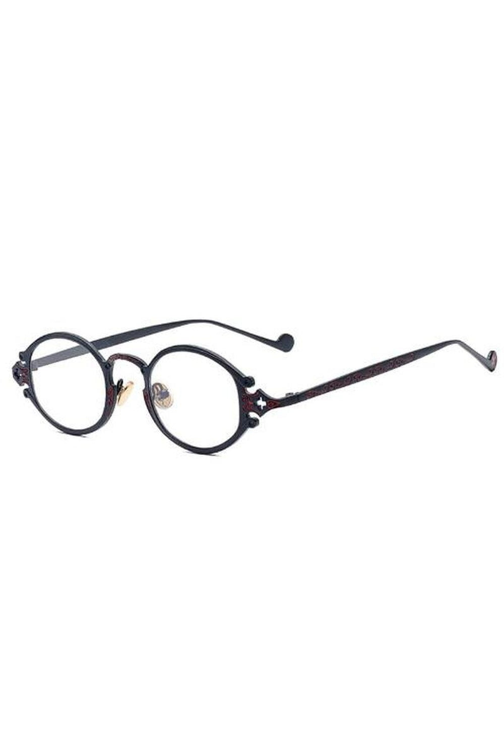 Y2k Gold Color Oval Sunglasses