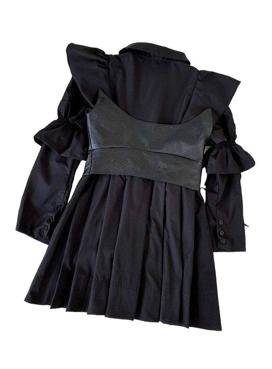 Y2k Goth Cosplay Long Sleeve Dress