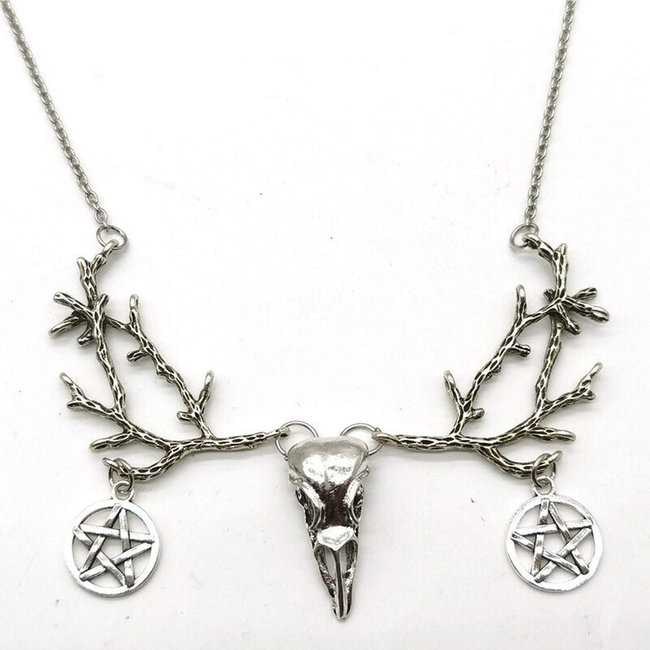 Y2k Goth Forest Tree Necklace