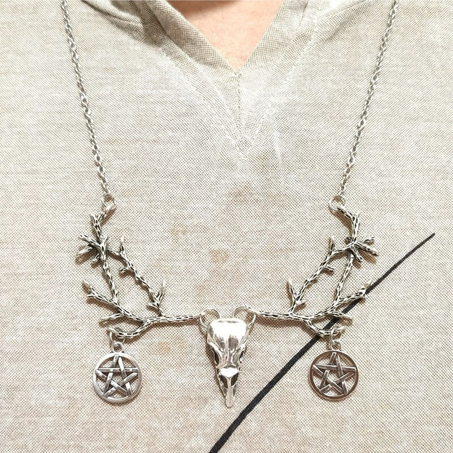 Y2k Goth Forest Tree Necklace