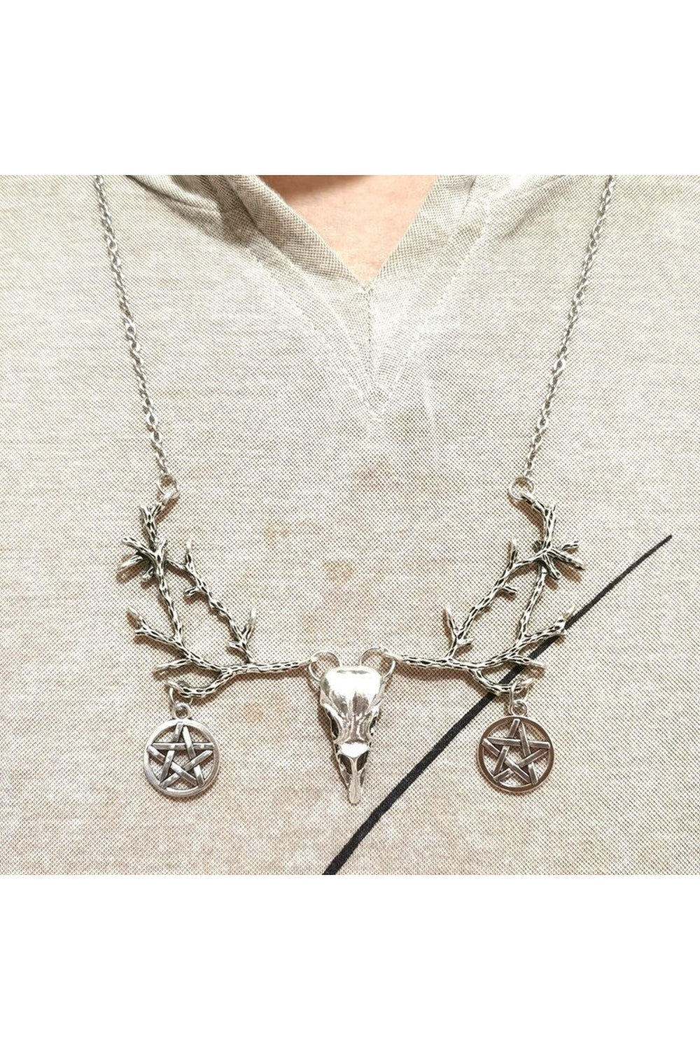 Y2k Goth Forest Tree Necklace